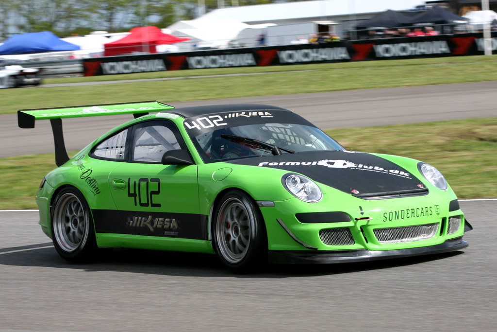 Casper Elgaard og Michael Rosenkilde Nissen's Porsche.
(Foto: Motorsporten.dk)